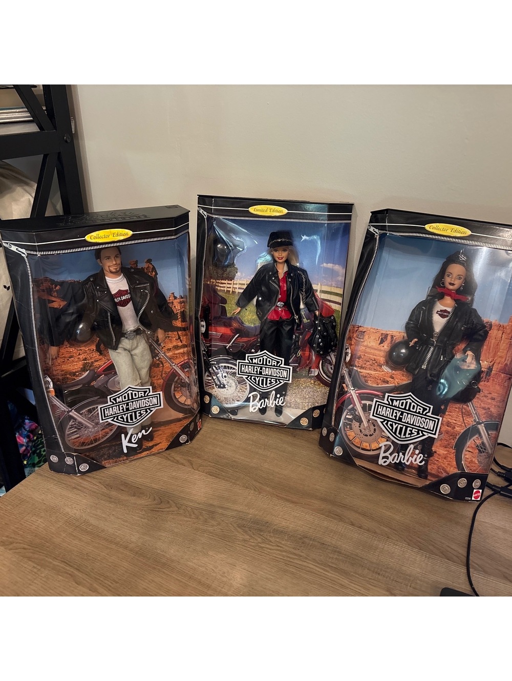 Lot of 3- Harley Davidson Barbies (‘97,’98)